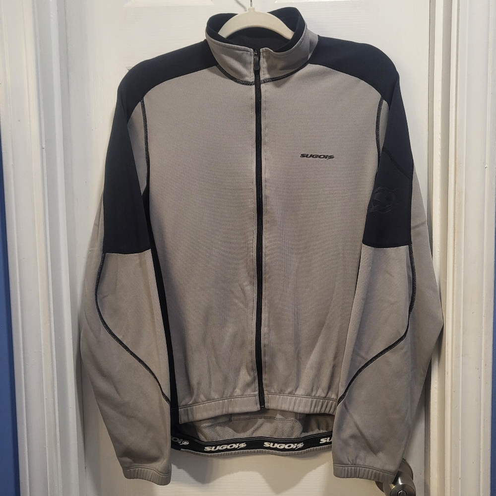 Sugoi Women's Cycling Jacket, Grey / Gray and Black, LG Large - Picture 1 of 11